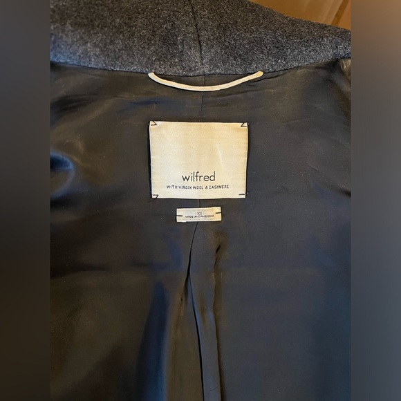 Aritzia Wilfred Cocoon Wool Cashmere Coat XS - Picture 6 of 7